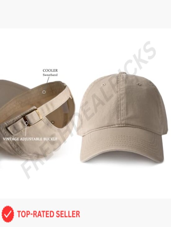 Vintage Washed Distressed Cotton Baseball Cap Low Profile Unstructured Adult main image 4